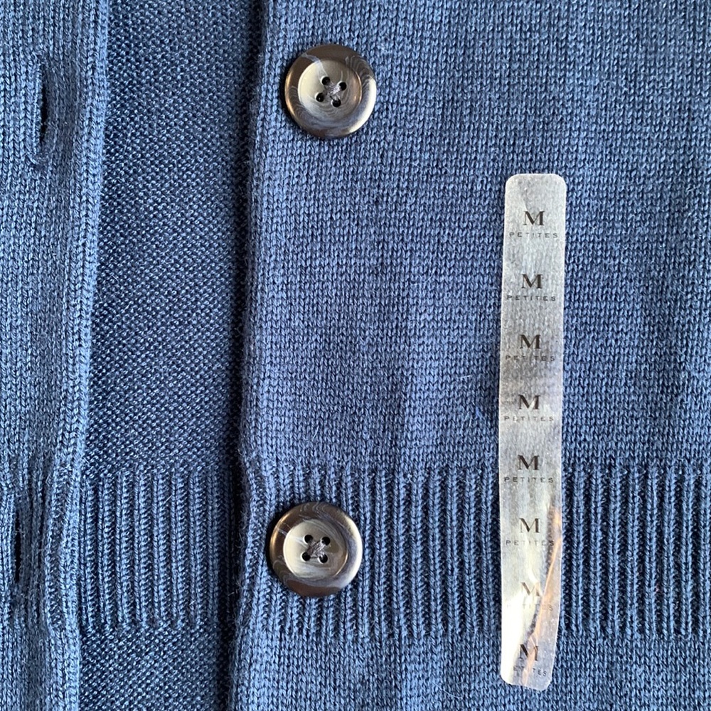 NWT Ann Taylor navy cardigan sweater - Picture 3 of 7